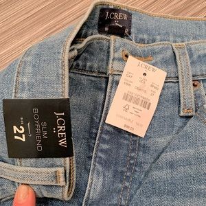 NWT J. Crew Factory slim boyfriend jeans in estate blue